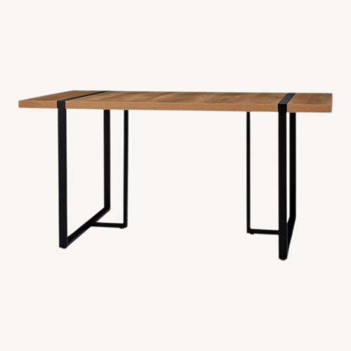 Used Wayfair Natural Wood Dining Table for sale on AptDeco