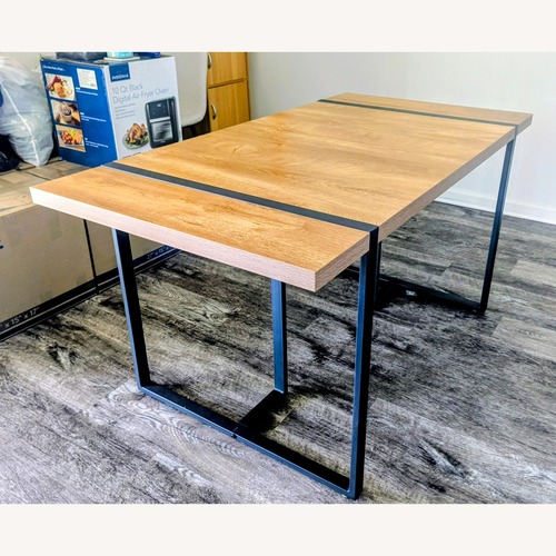 Used Wayfair Natural Wood Dining Table for sale on AptDeco