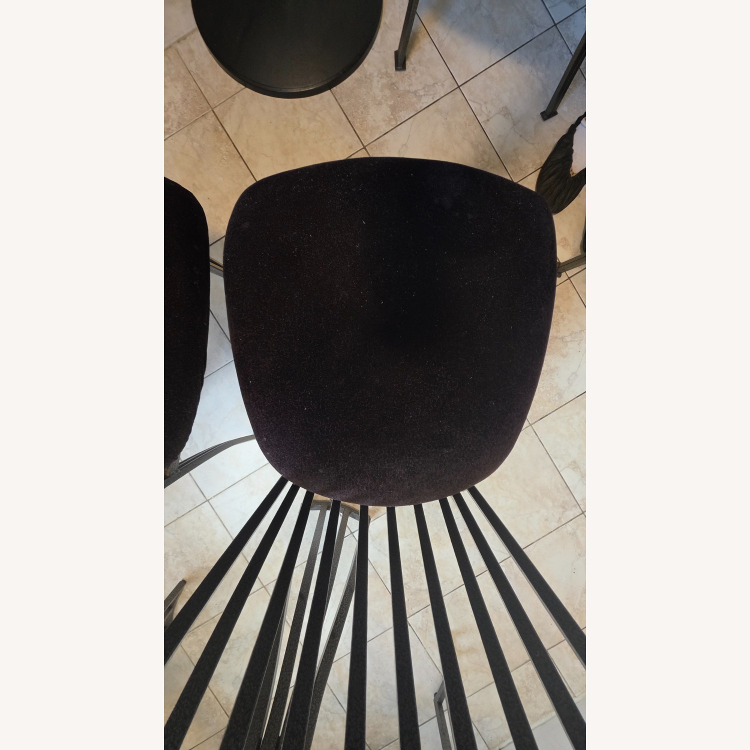 Set of Rustically Designed Chairs With Curved Back - image-3