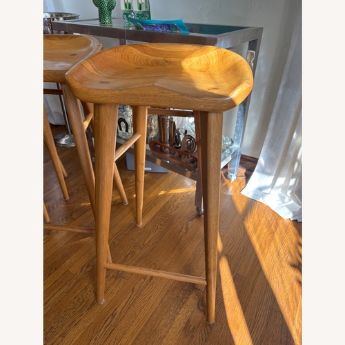 Used Organic Modernism Wood Stools for sale on AptDeco