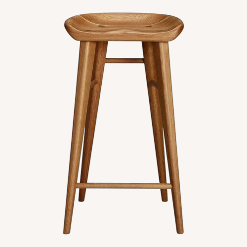 Used Organic Modernism Wood Stools for sale on AptDeco