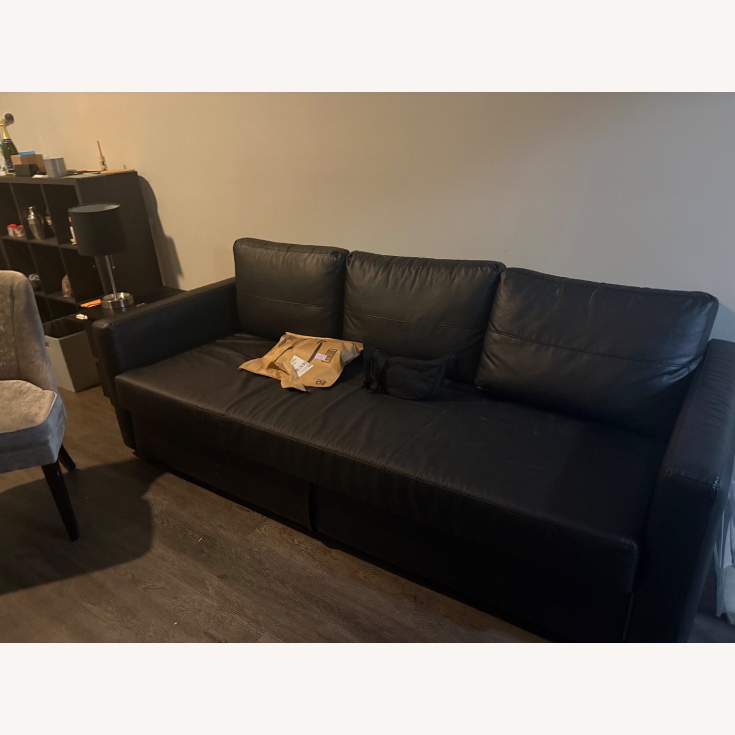 IKEA Friheten Black Sleeper Sofa - image-3