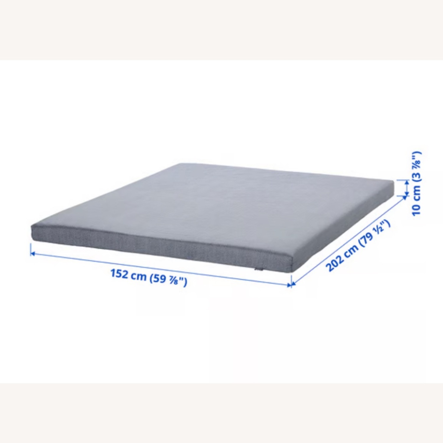 IKEA KLEPPSTAD White Queen Bedframe  - image-2