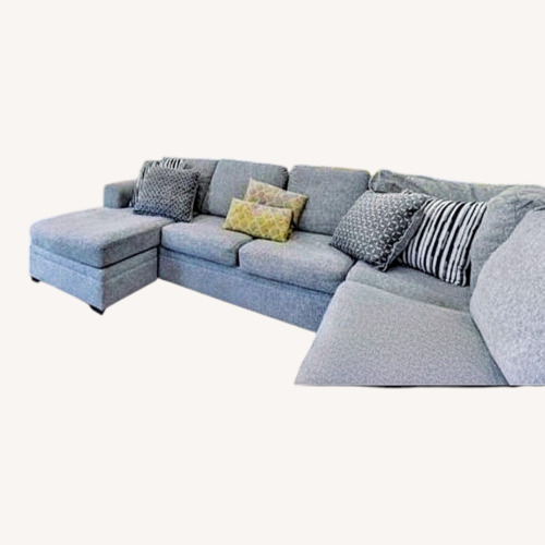 Used Ashley Furniture Fabric 2 Piece Sectional for sale on AptDeco