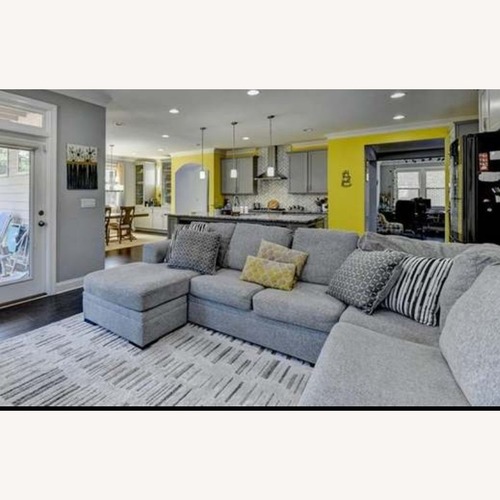 Used Ashley Furniture Fabric 2 Piece Sectional for sale on AptDeco