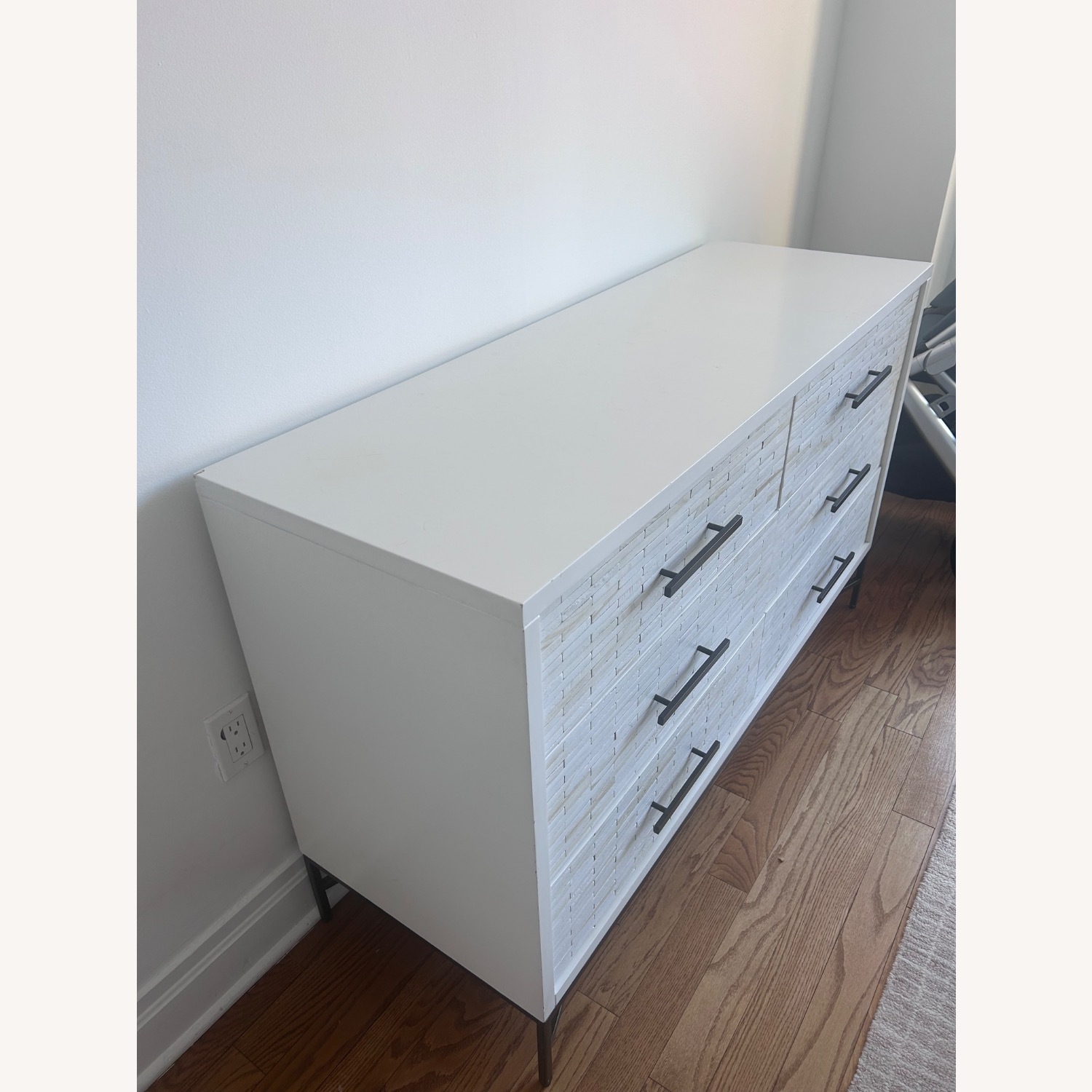 West Elm Wood Tiled 6-Drawer Dresser (54") - image-3