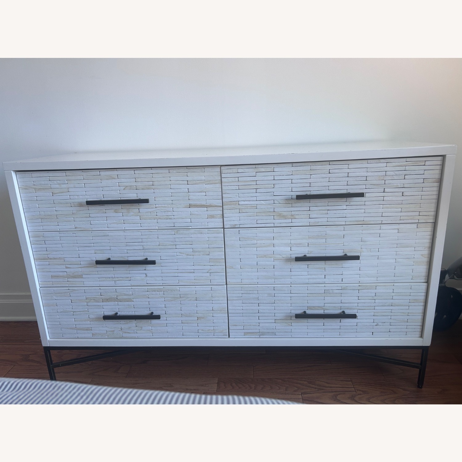 West Elm Wood Tiled 6-Drawer Dresser (54") - image-2