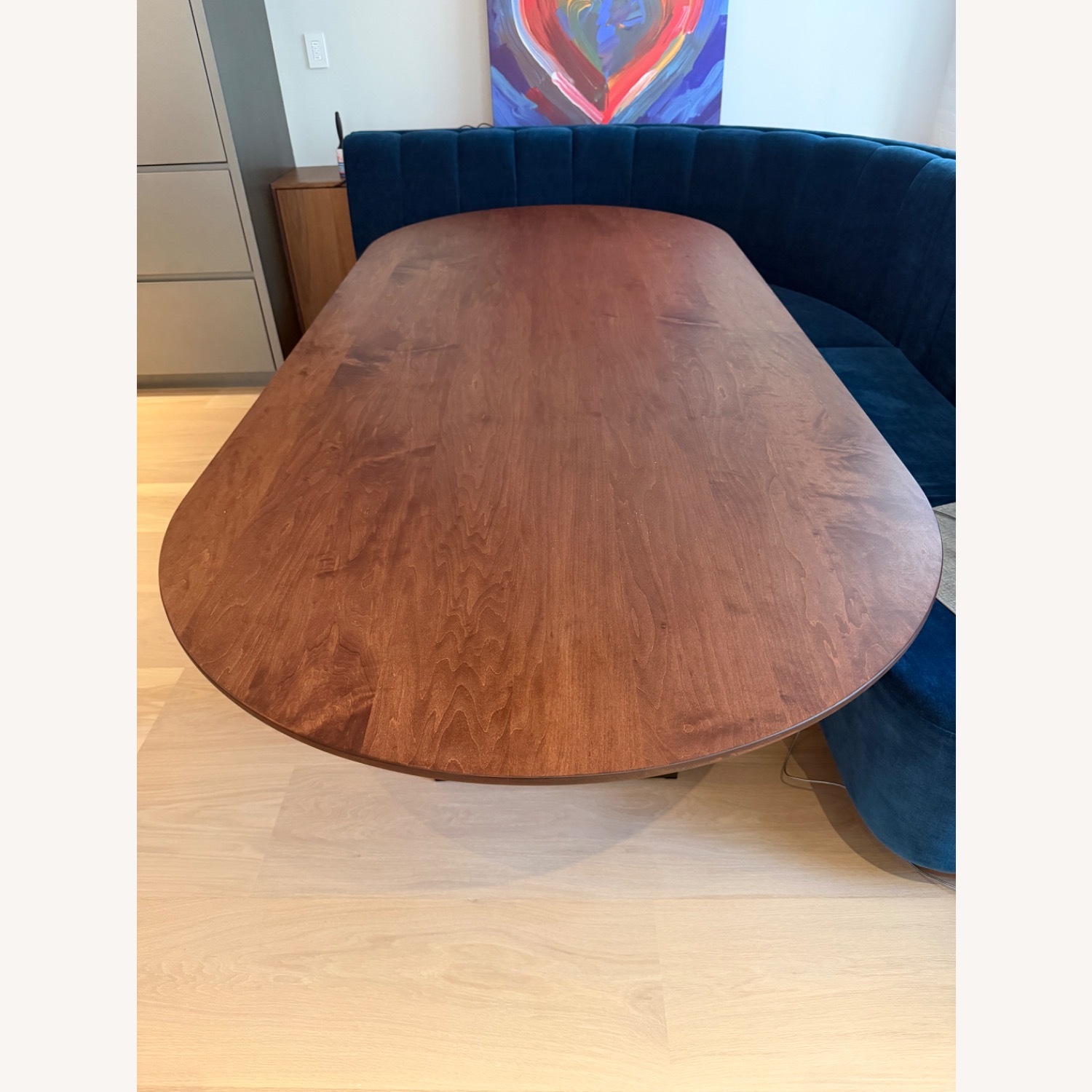 Custom Solid Maple Racetrack Dining Table - image-2
