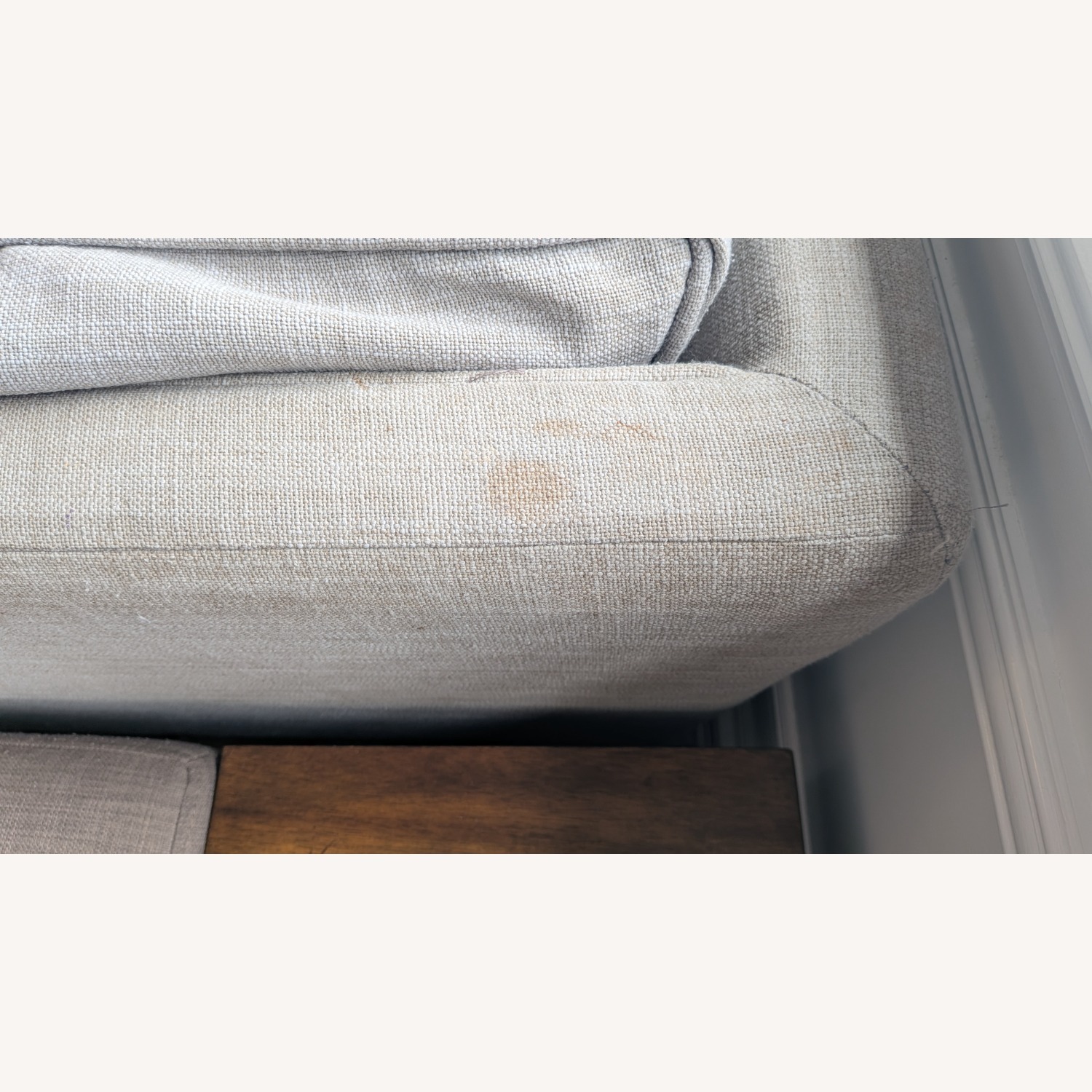 Article Timber Light Gray Fabric L-Shaped Sofa - image-3