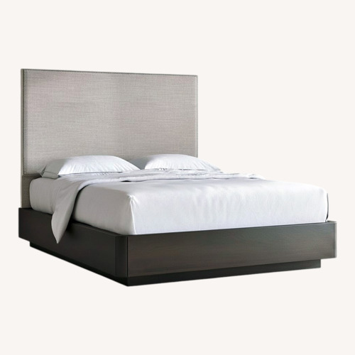 Used West Elm Light Gray Fabric Headboard for sale on AptDeco