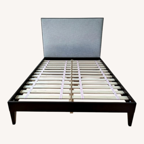 Used West Elm Light Gray Fabric Headboard for sale on AptDeco