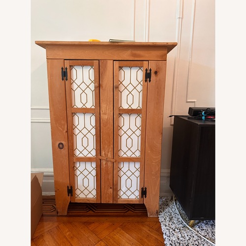 Used Natural Wood Hutch for sale on AptDeco