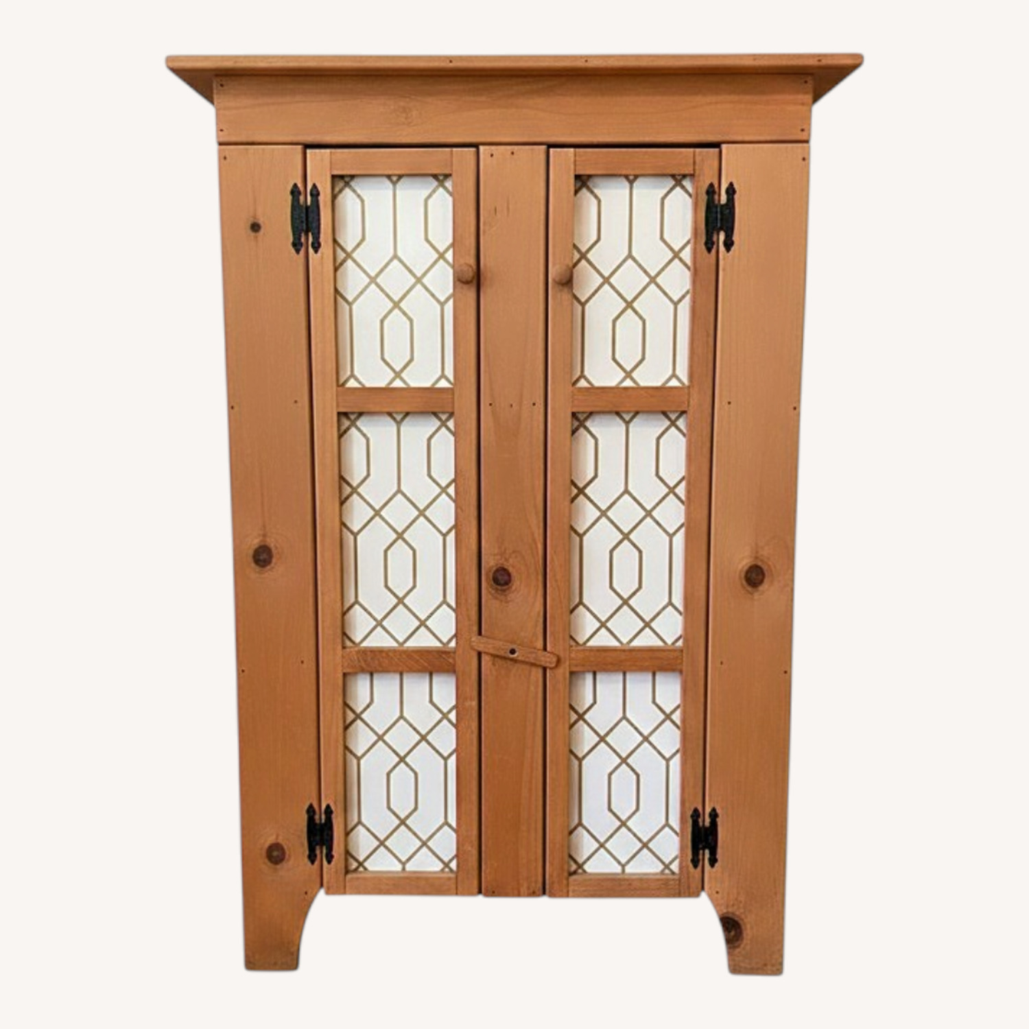 Natural Wood Hutch - image-0