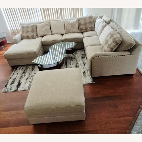 Used Ashley Furniture Dellara Fabric 3+ Piece Sectional for sale on AptDeco
