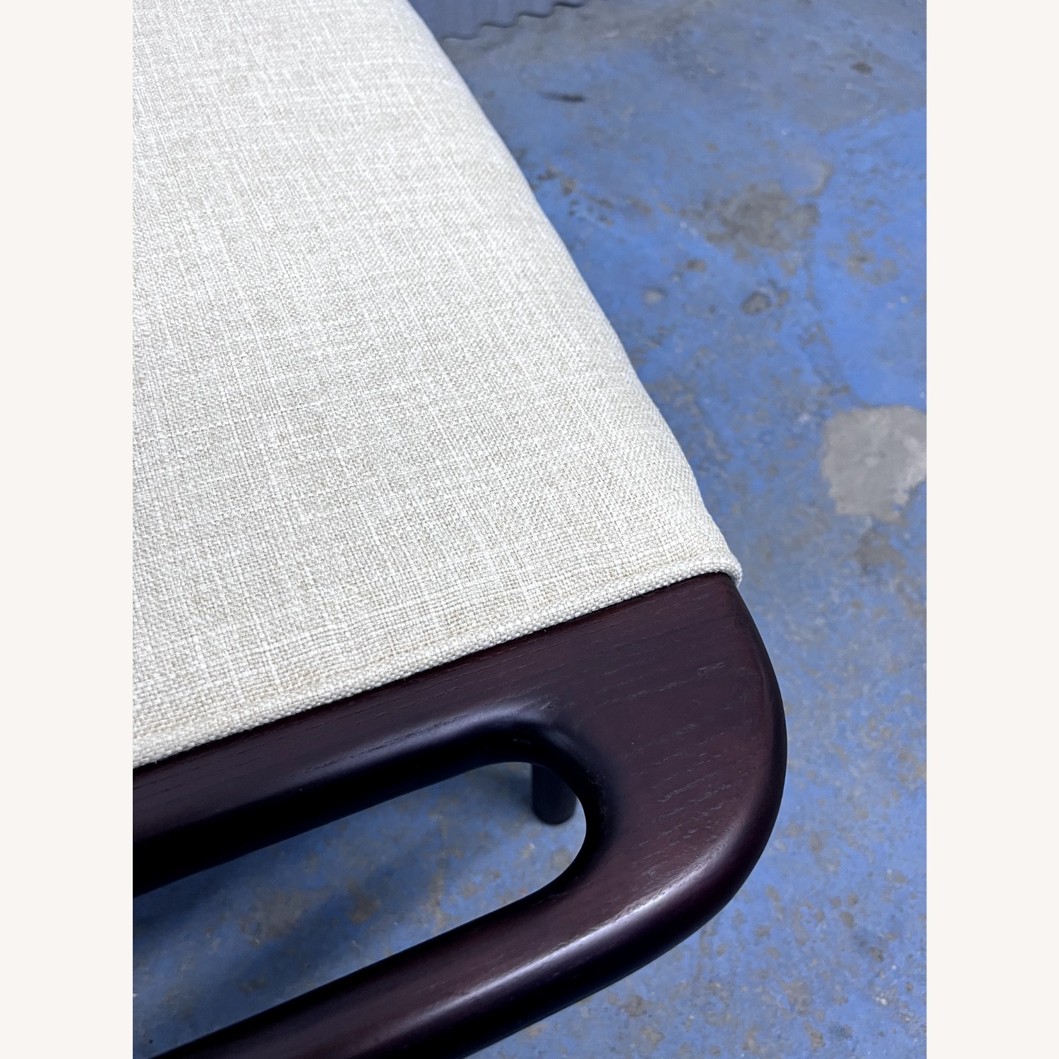 Papa Bear Chair and Ottoman Beige Fabric - image-2