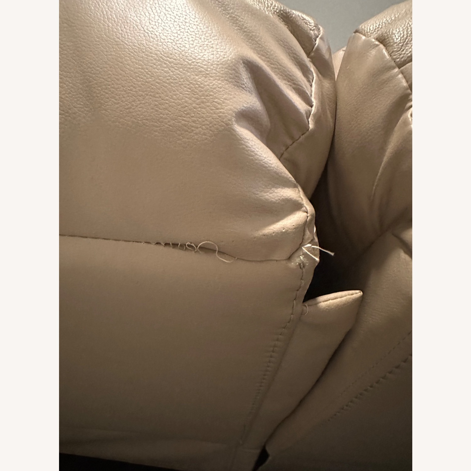 Tan Leather Sofa that Reclines - image-4