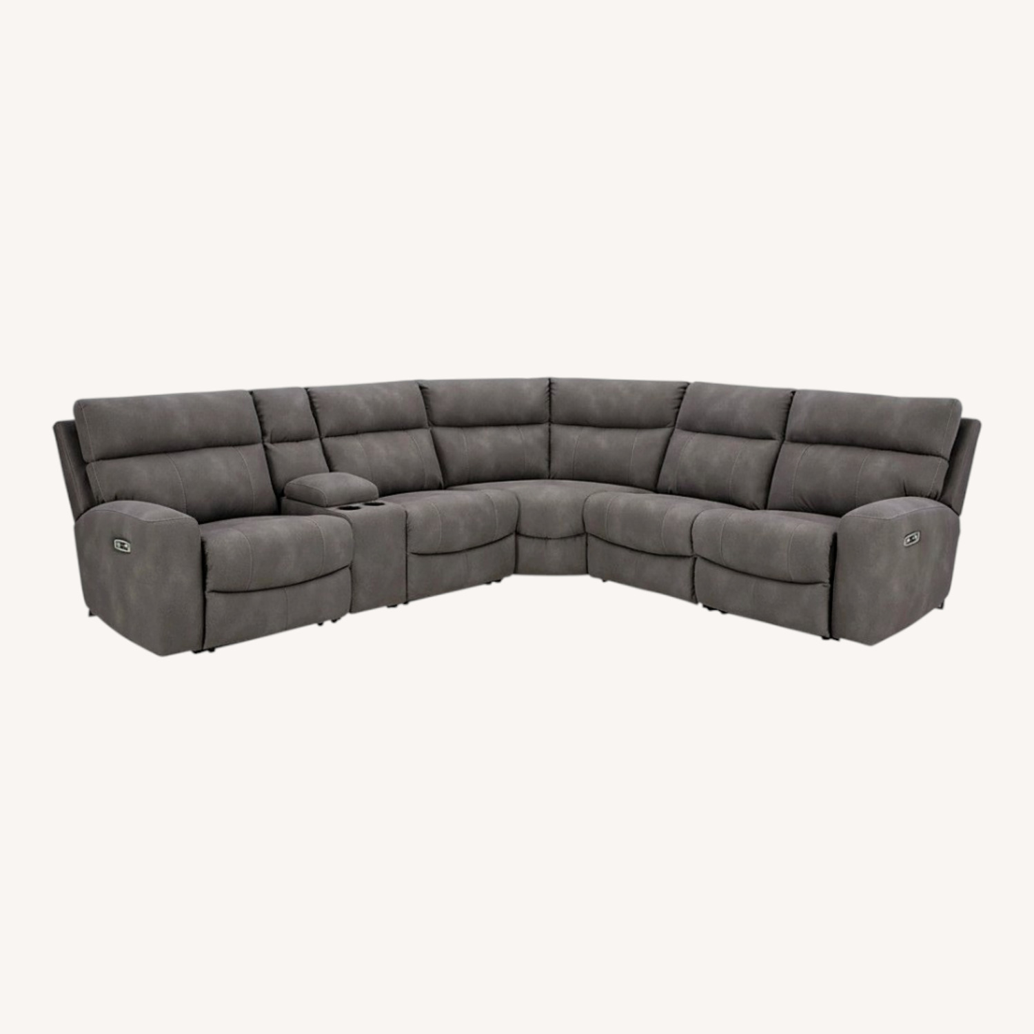 6-piece sectional Performance Reclining Couch - image-0