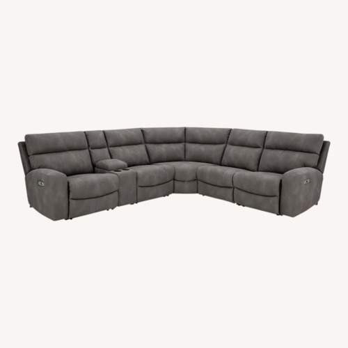 Used 6-piece sectional Performance Reclining Couch for sale on AptDeco