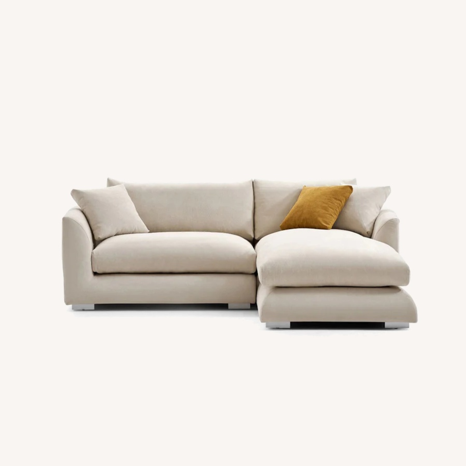 Valyou Furniture Natural Fabric 2 Piece Sectional - image-4