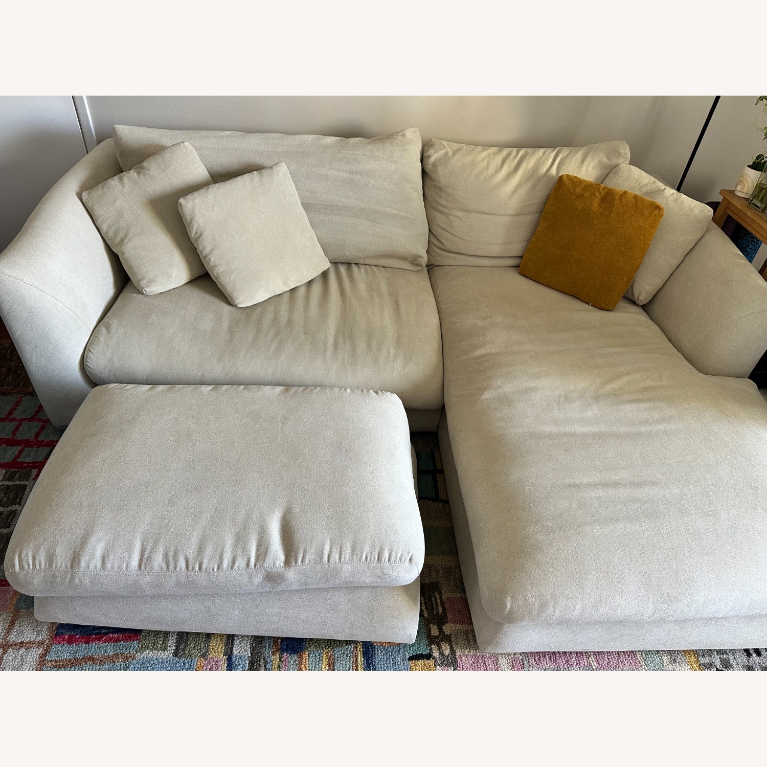 Valyou Furniture Natural Fabric 2 Piece Sectional - image-1