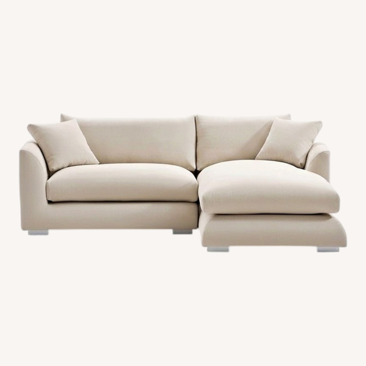 Valyou Furniture Natural Fabric 2 Piece Sectional - image-5