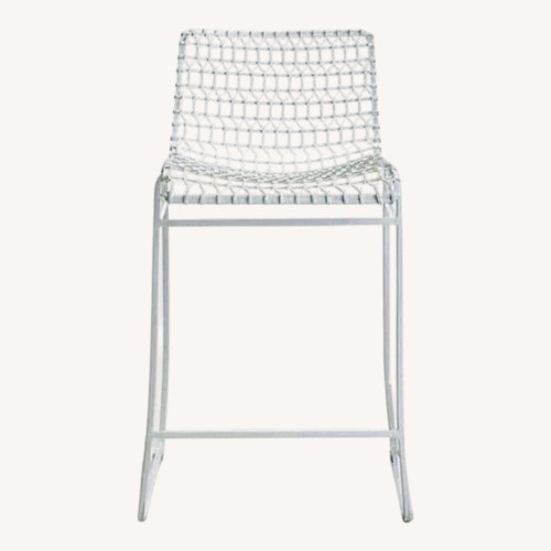 Used Tig White Metal Bar Stools for sale on AptDeco