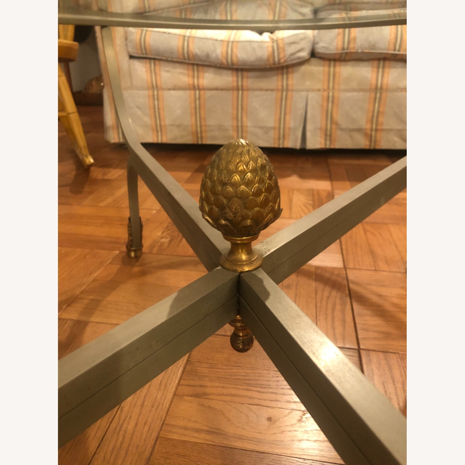 Italian Regency Style Ram & Hoof Foot Coffee Table - image-3