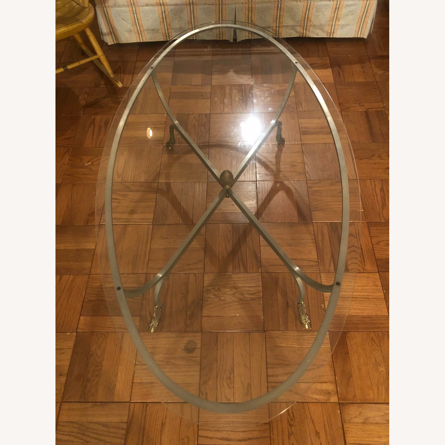 Italian Regency Style Ram & Hoof Foot Coffee Table - image-2