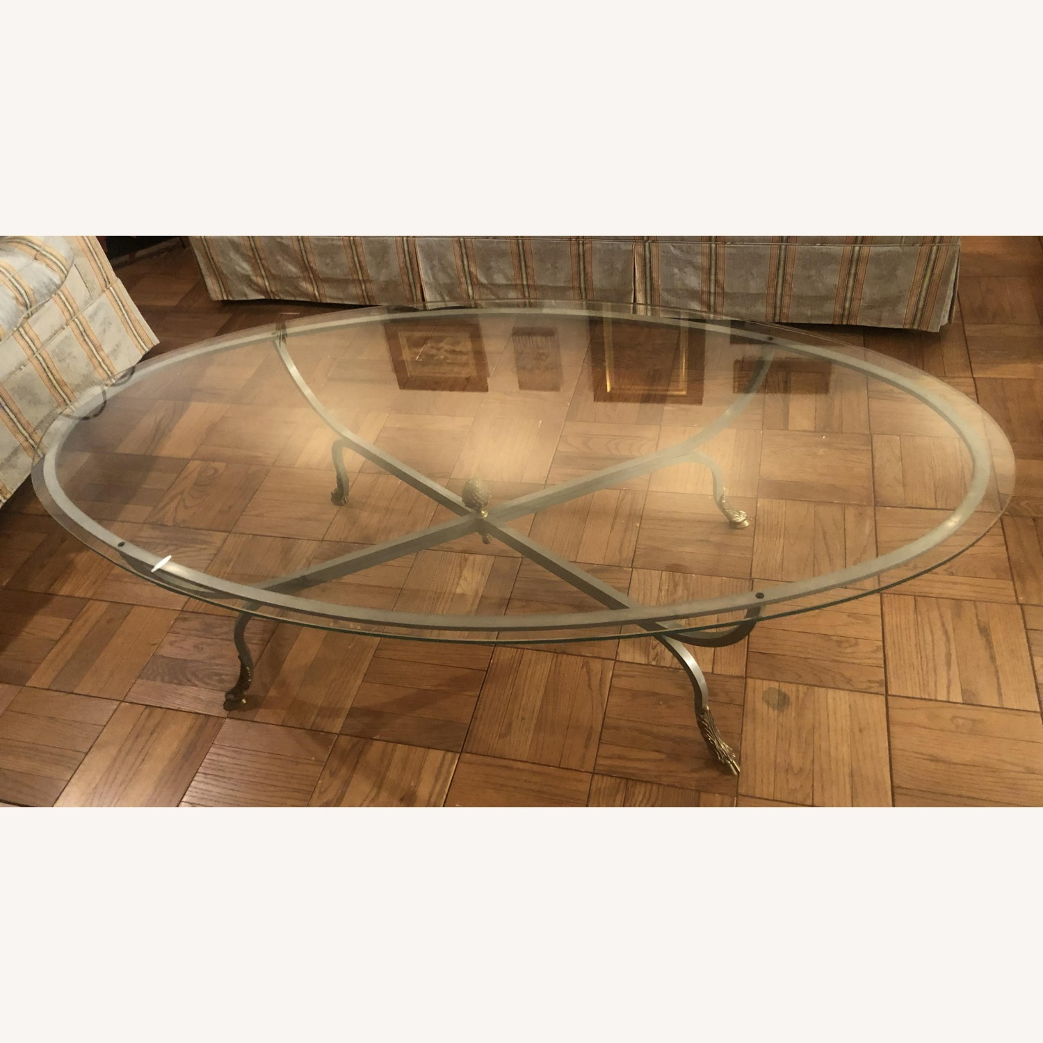 Italian Regency Style Ram & Hoof Foot Coffee Table - image-1