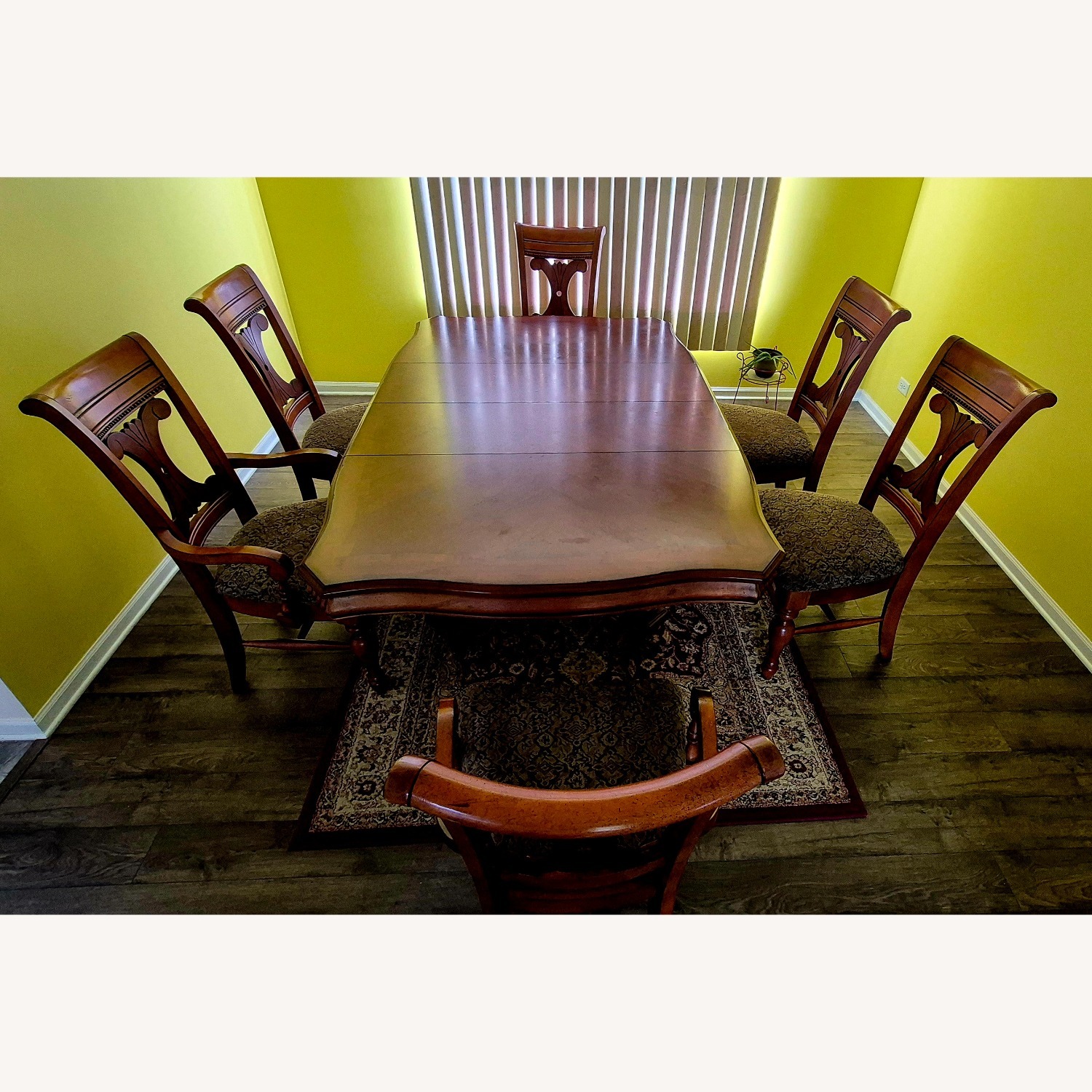 Value City Furniture Light Brown Wood Dining Set - image-2