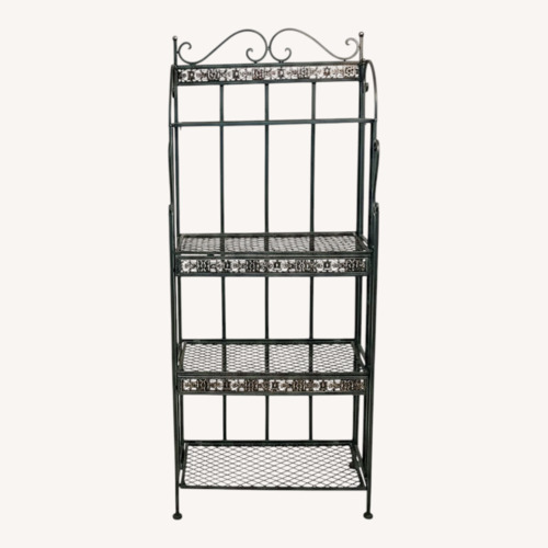 Used Metal Foldable Bakers Rack for sale on AptDeco