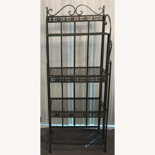 Used Metal Foldable Bakers Rack for sale on AptDeco