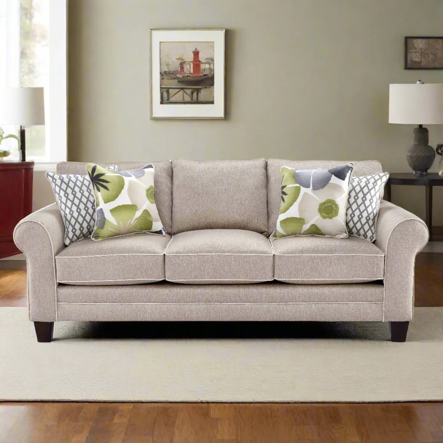 Rooms To Go Fabric 3+ Seater Sofa - image-5