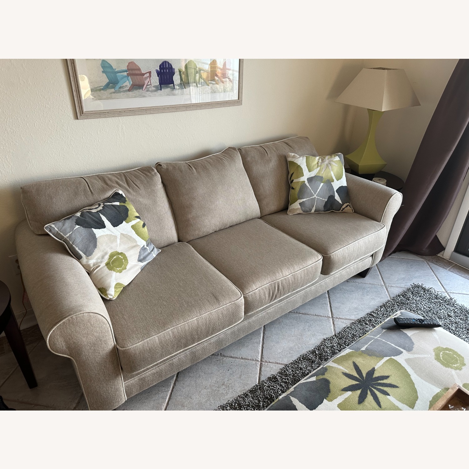 Rooms To Go Fabric 3+ Seater Sofa - image-3