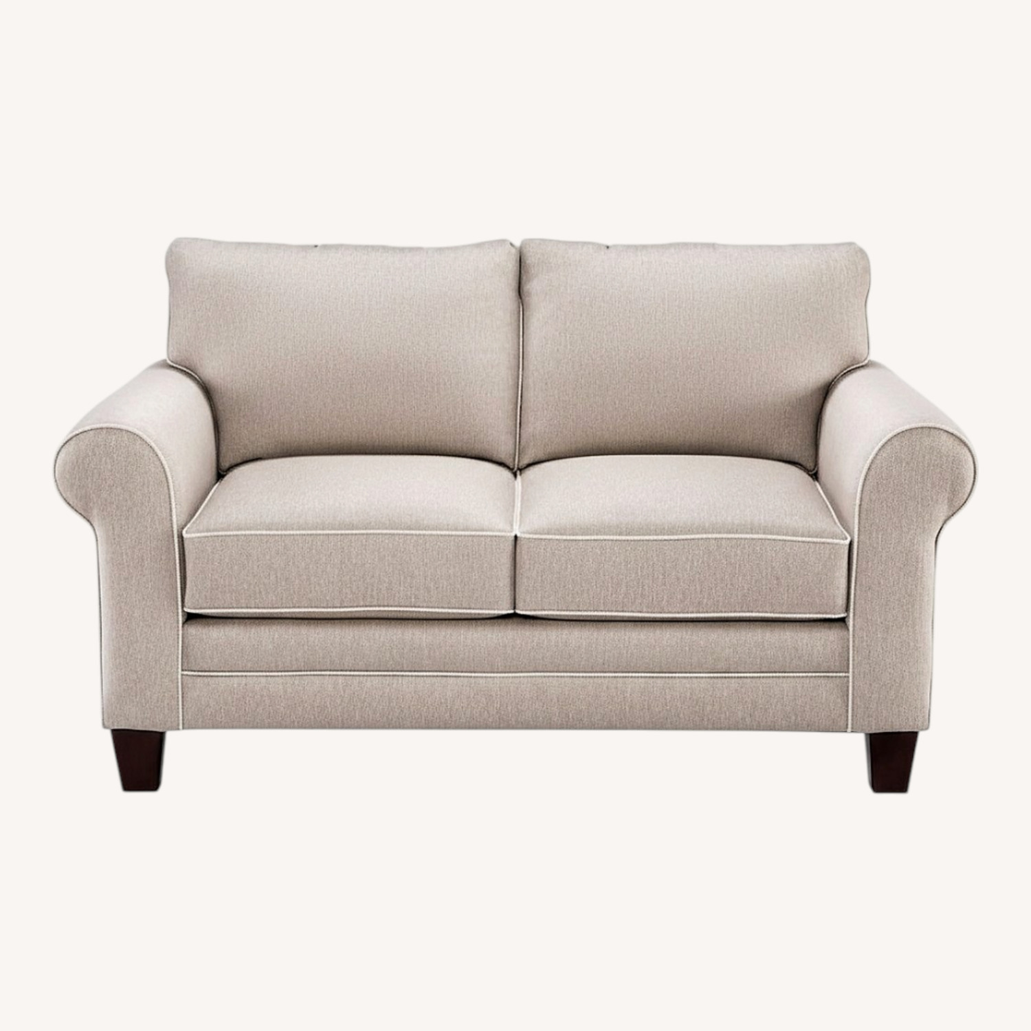 Rooms to Go Lilith Pond Taupe Loveseat - image-0