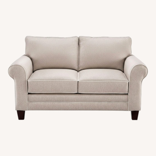 Used Rooms to Go Lilith Pond Taupe Loveseat for sale on AptDeco