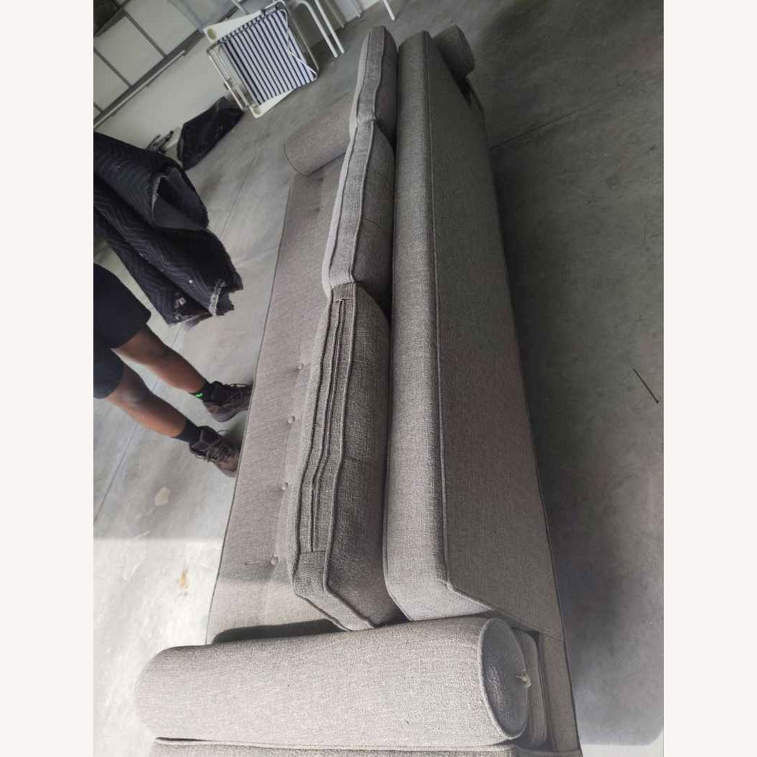 Vioski Chicago Dark Gray 3+ Seater Sofa - image-4