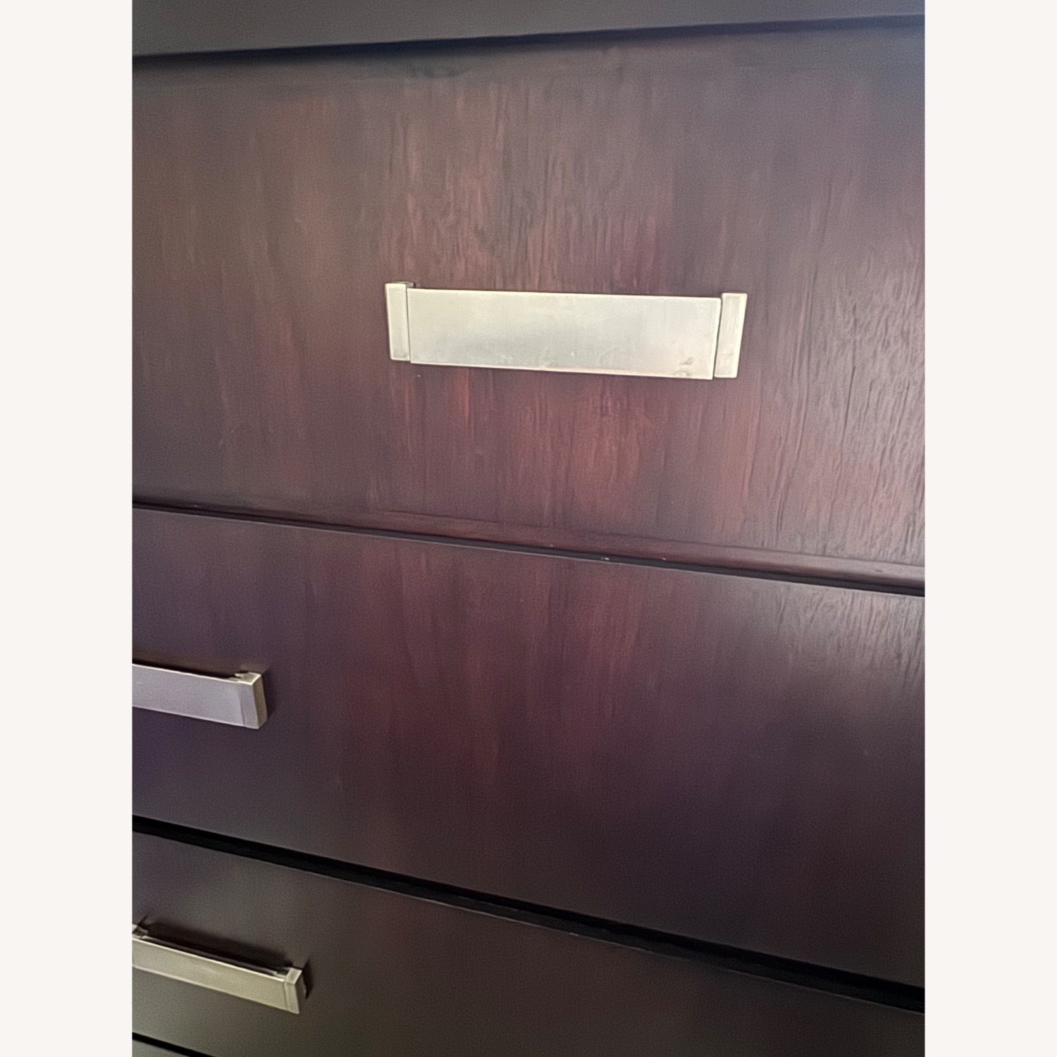 Raymour & Flanigan Dark Brown Wood Dresser - image-3