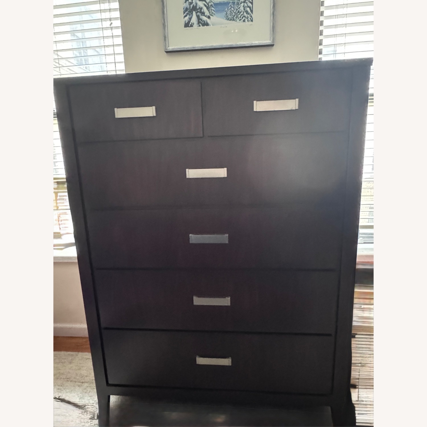 Raymour & Flanigan Dark Brown Wood Dresser - image-2