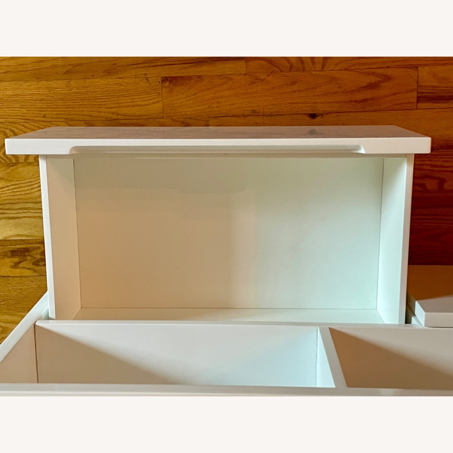 CB2 Chill 80" White High-Gloss Media Console - image-15