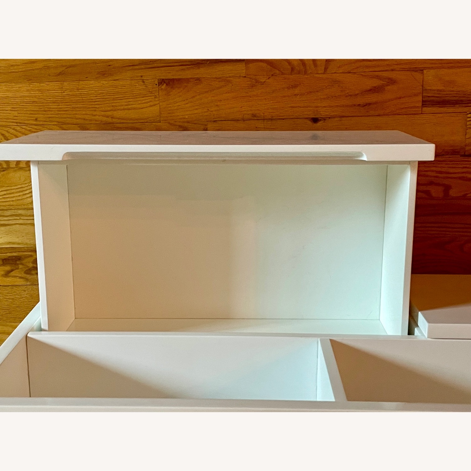 CB2 Chill 80" White High-Gloss Media Console - image-6
