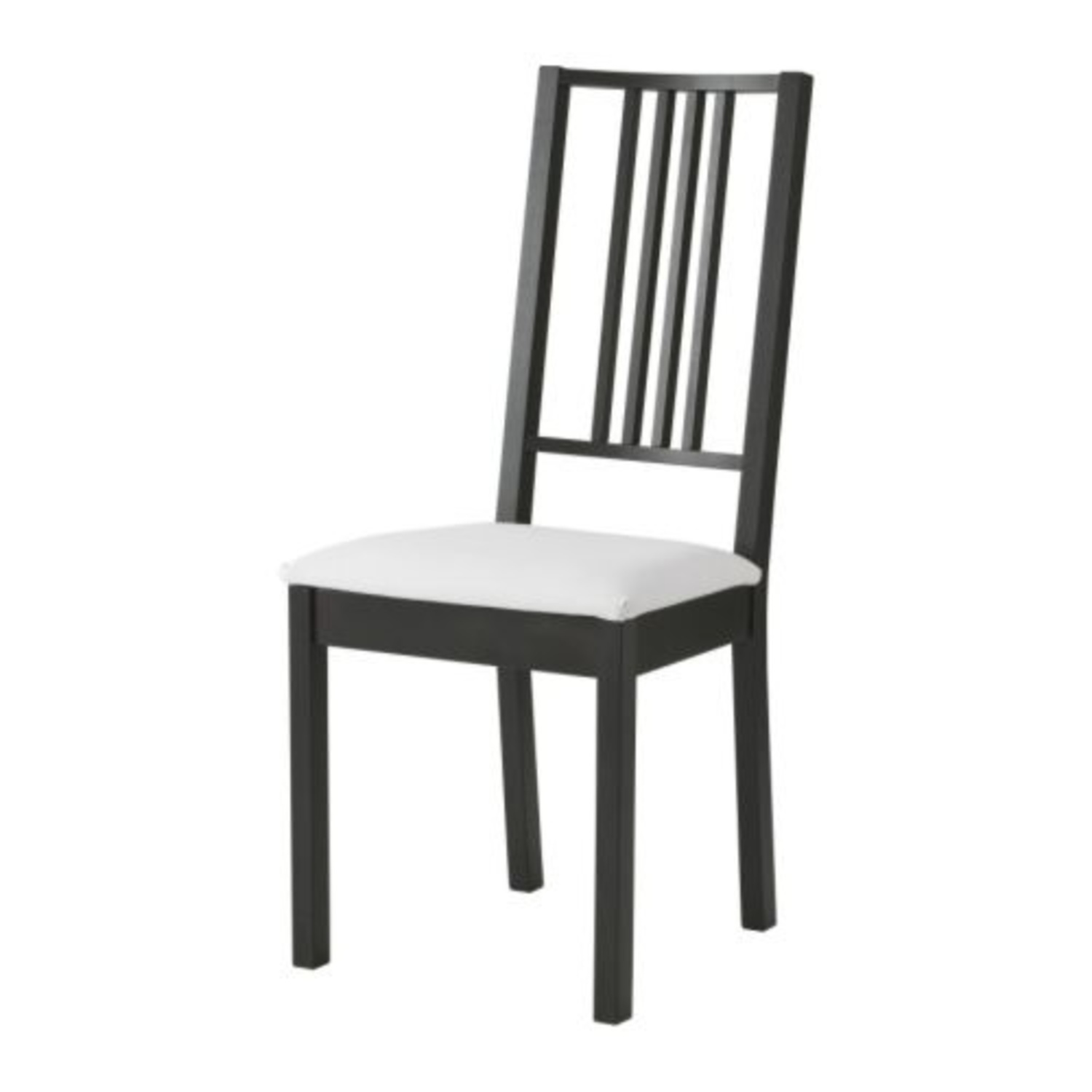IKEA Börje Black Wood Dining Chairs - image-4