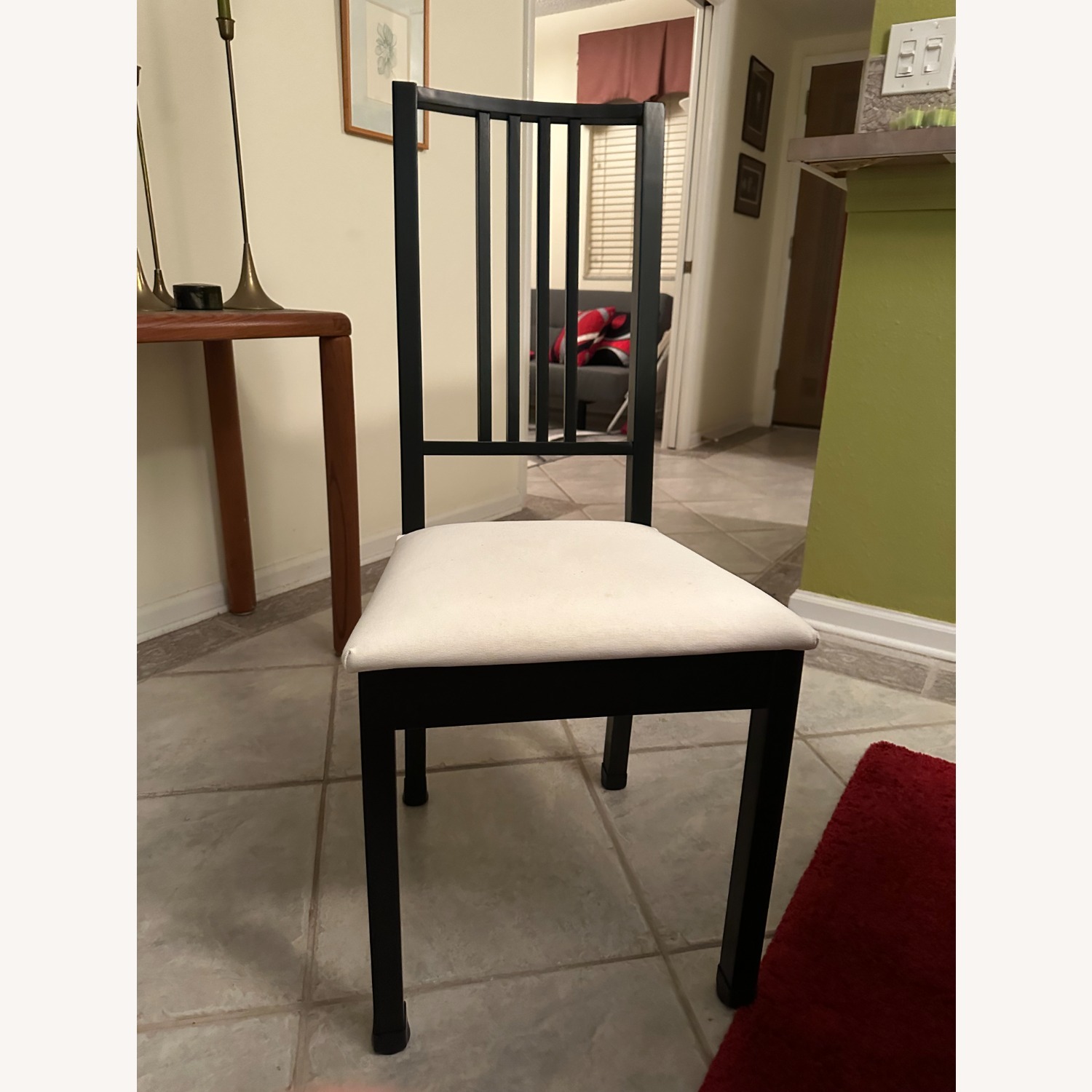 IKEA Börje Black Wood Dining Chairs - image-1