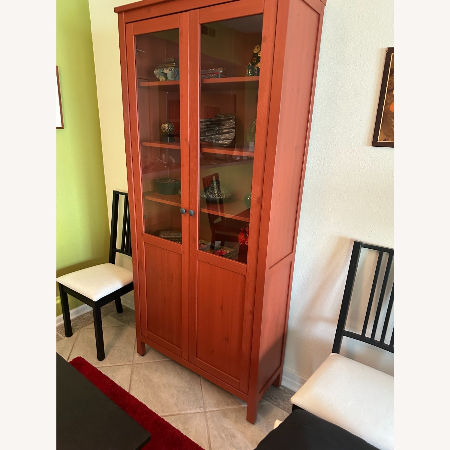 IKEA Orange Wood Wall Unit - image-3