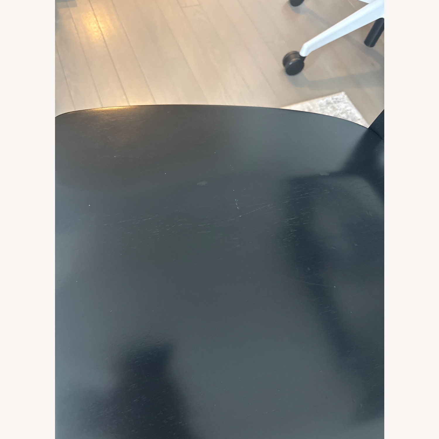 4 Black Wood Dining Chairs - image-4