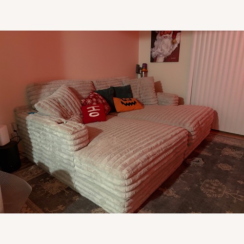 Used Light Gray Chaise Lounge for sale on AptDeco