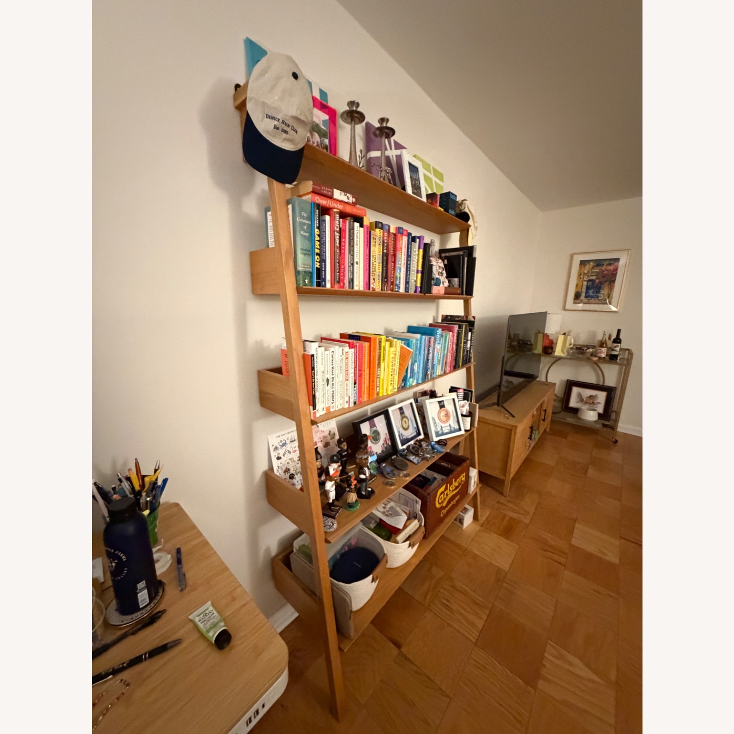 Article Fantol 51.5" Shelving Unit, Wide - Natural Oak - image-1