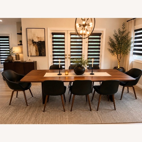 Used Design Within Reach Dark Brown Wood Dining Table for sale on AptDeco
