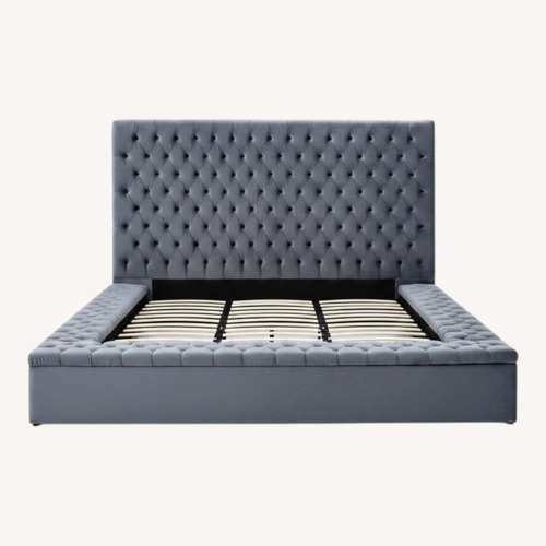 Used Everly Quinn Upholster Platform Storage Bed for sale on AptDeco