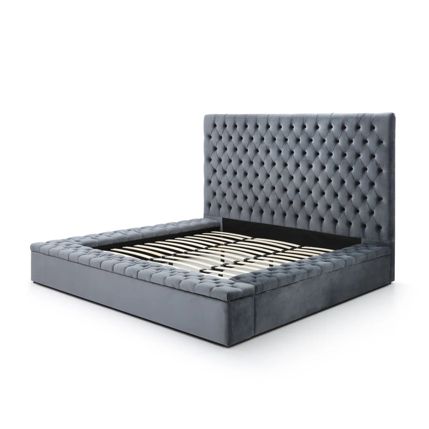 Everly Quinn Upholster Platform Storage Bed - image-10